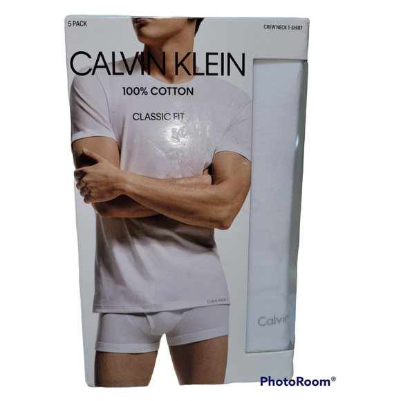 Calvin Klein Shirts Calvin Klein Mens 5pk Cotton Crew Neck